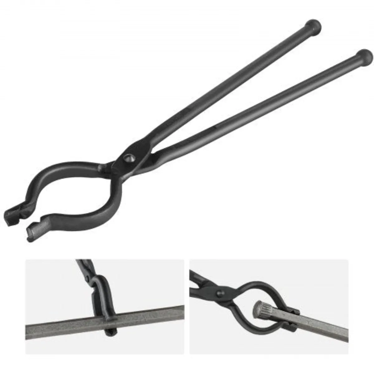 Blacksmith Tongs, 18â€ V-Bit Bolt Tongs, Carbon S