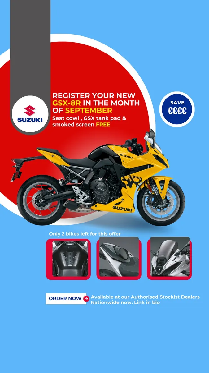 NEW Suzuki GSX8R Special Offer ! - Image 1
