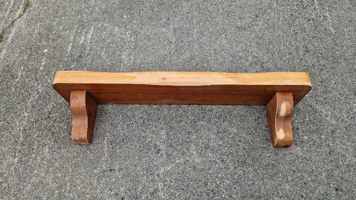 Wooden mantle for fireplace - Image 1