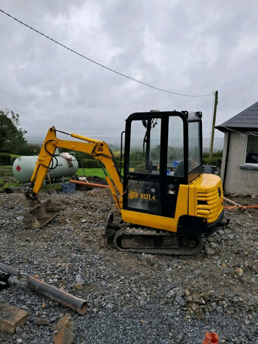 Jcb 801,4 mini digger for sale - Image 1