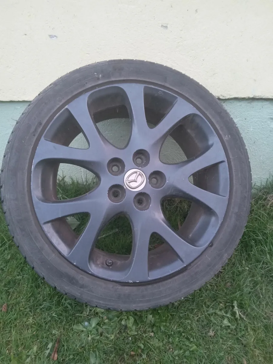 Mazda 6 alloys with near new tyres - Image 2