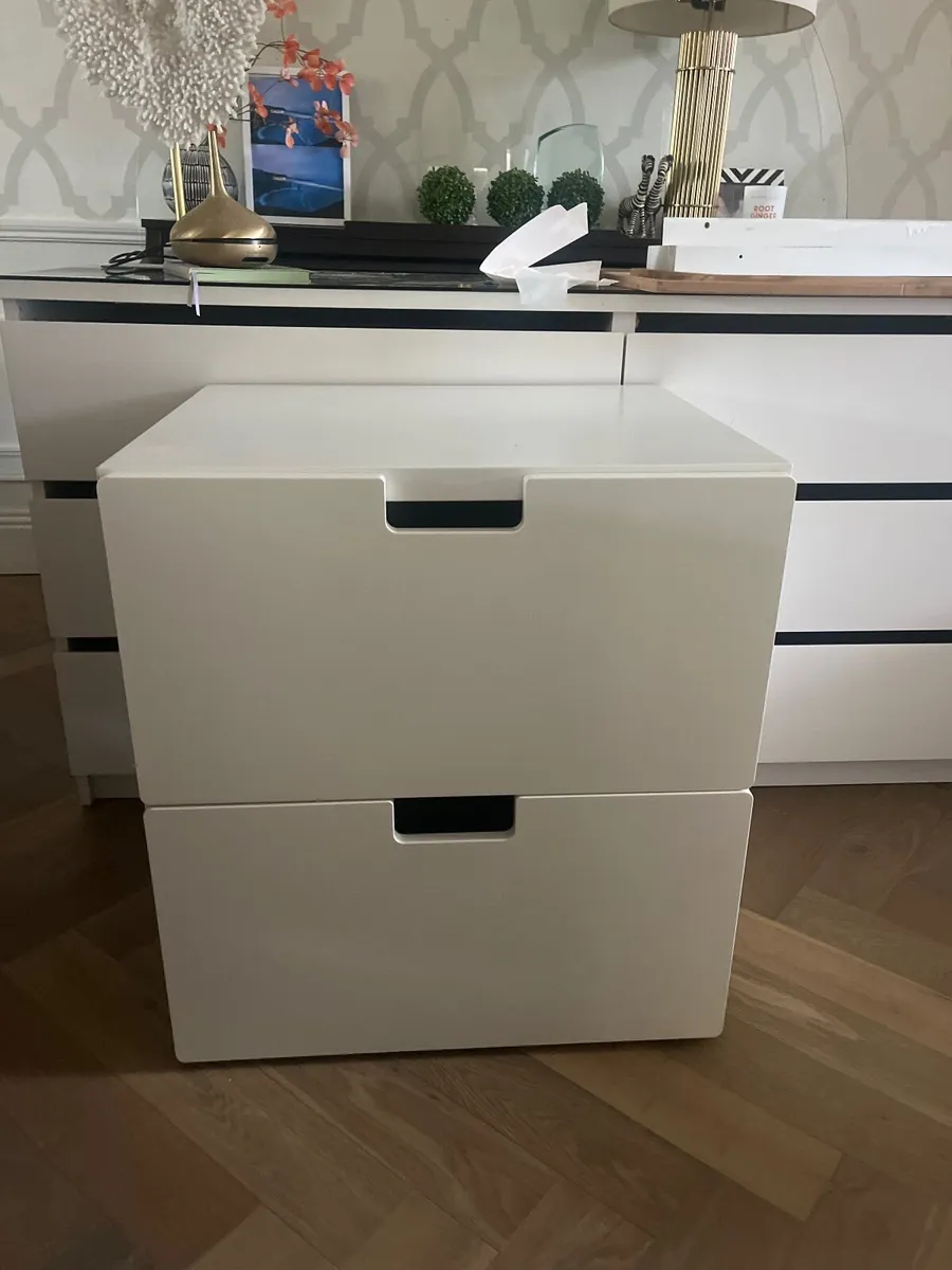 Ikea 2 Drawer unit white - Image 1