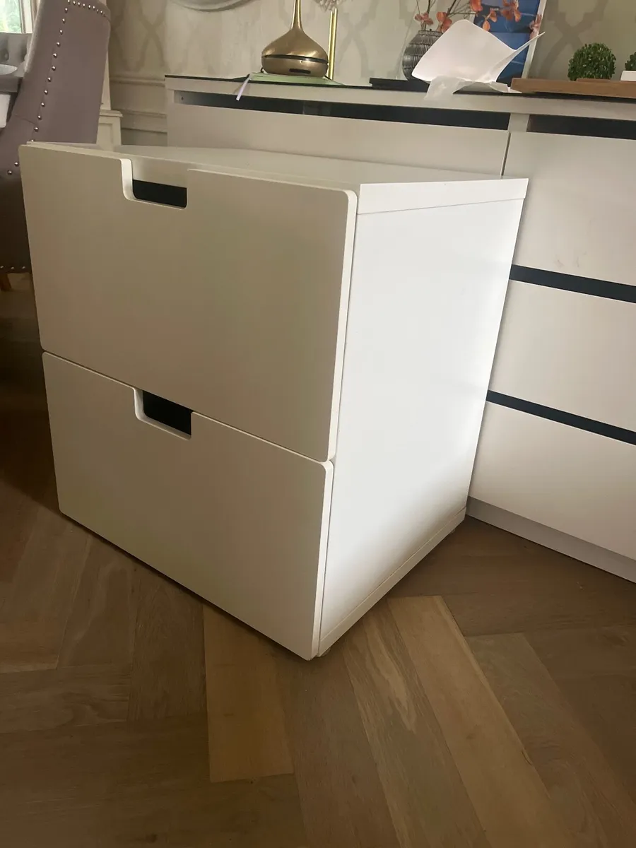 Ikea 2 Drawer unit white - Image 2