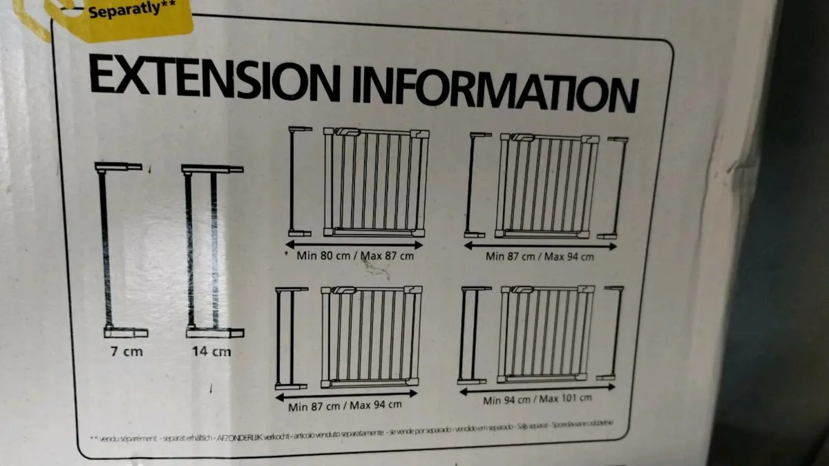 Safety Gate + 7cm extension - Image 3