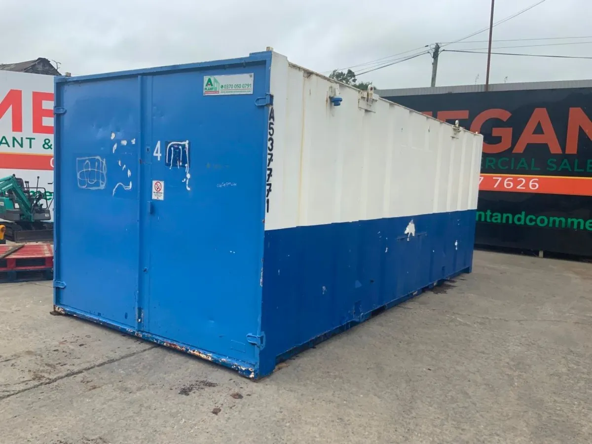 20ft x 9ft SITE STORAGE CONTAINER.......1051t. - Image 1