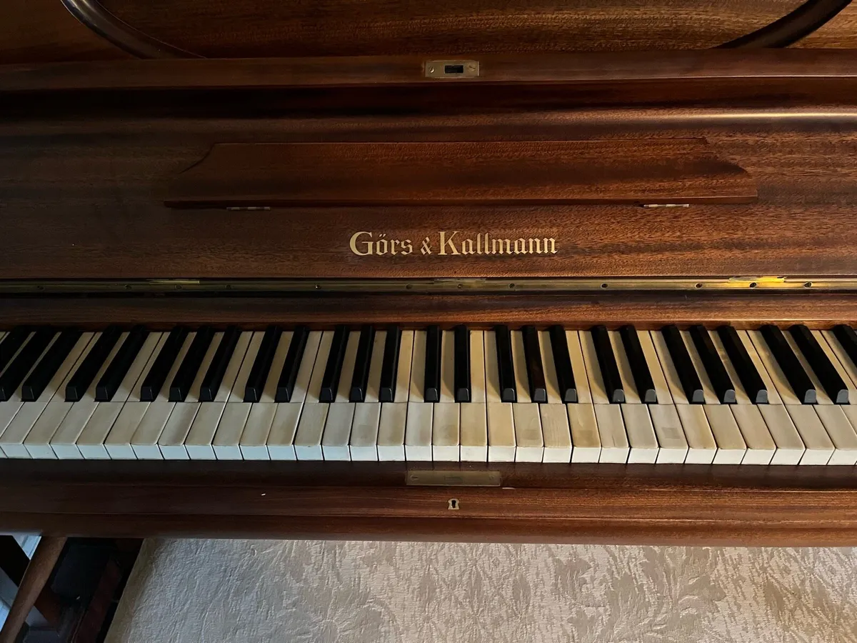 Upright Piano with Double Piano Stool - Image 3