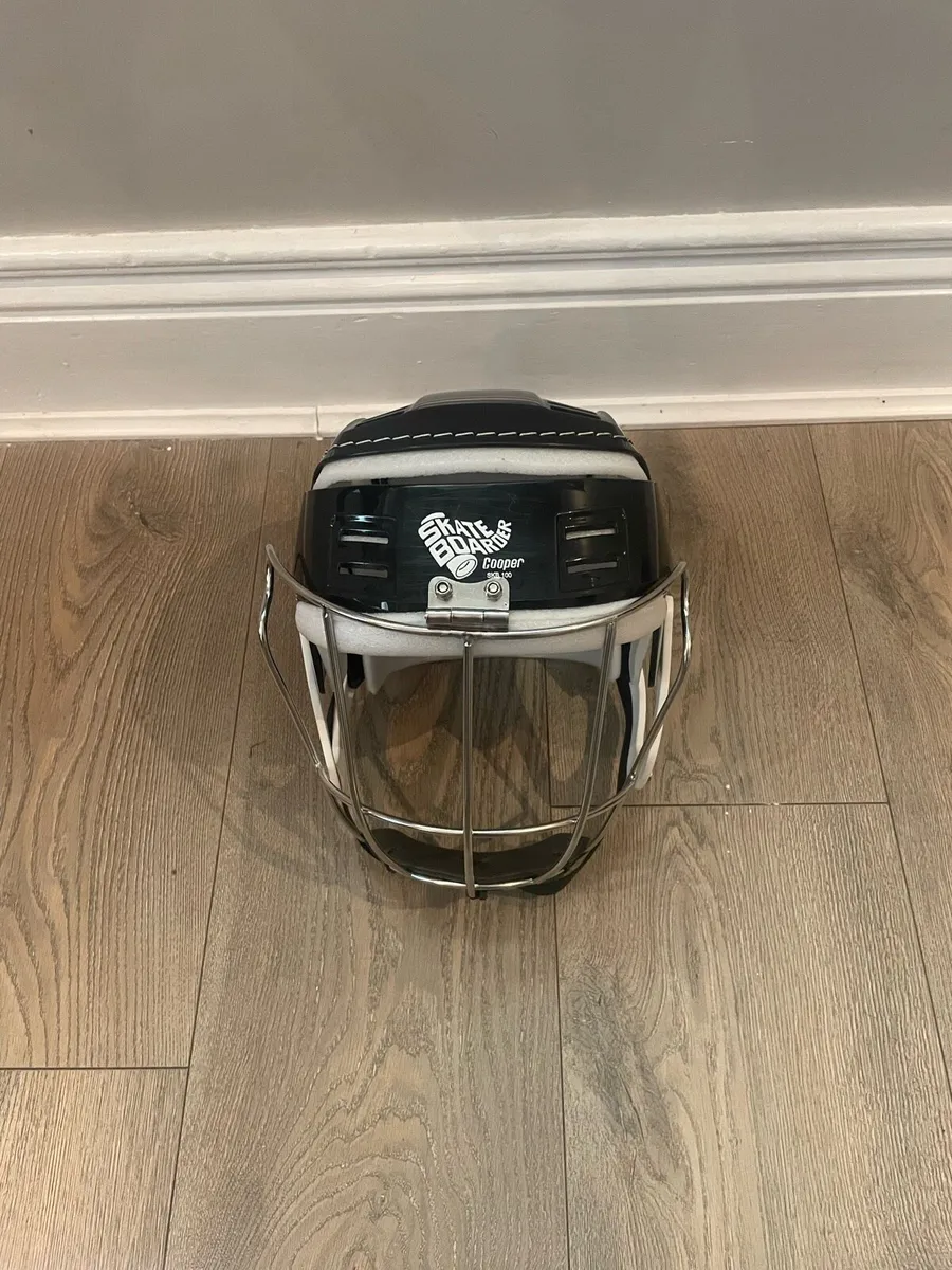 Skateboarder Hurling Helmet - Image 1
