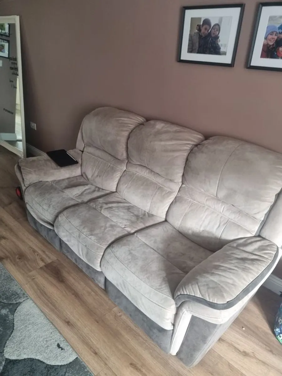 3 and 2 seater recliner sofas - Image 1