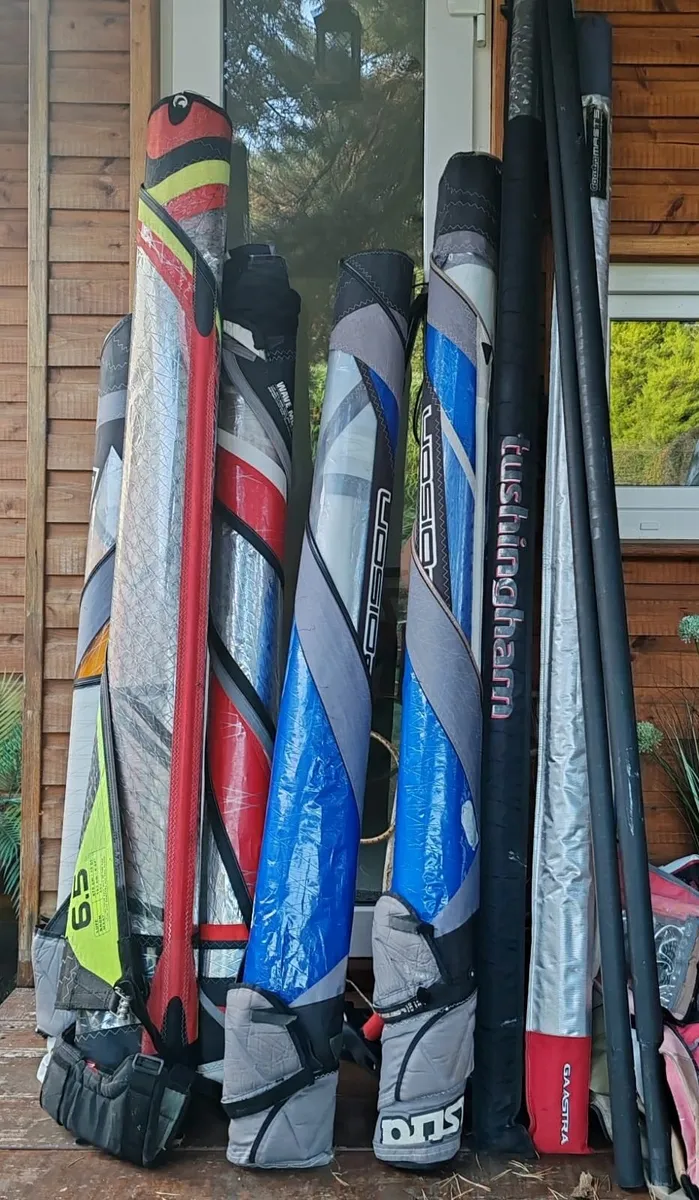 Windsurfing Sail and Board - Image 2