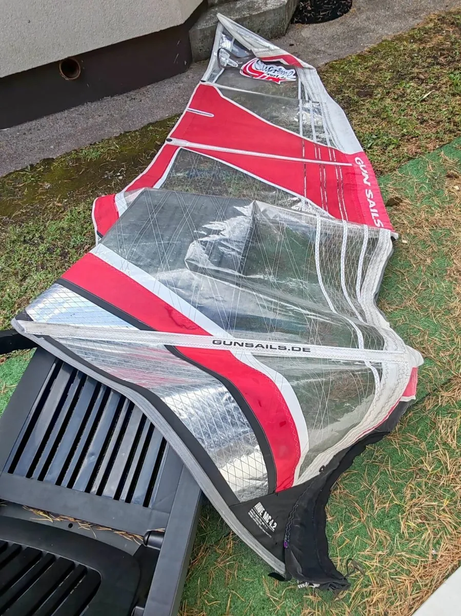 Windsurfing Sail and Board - Image 1