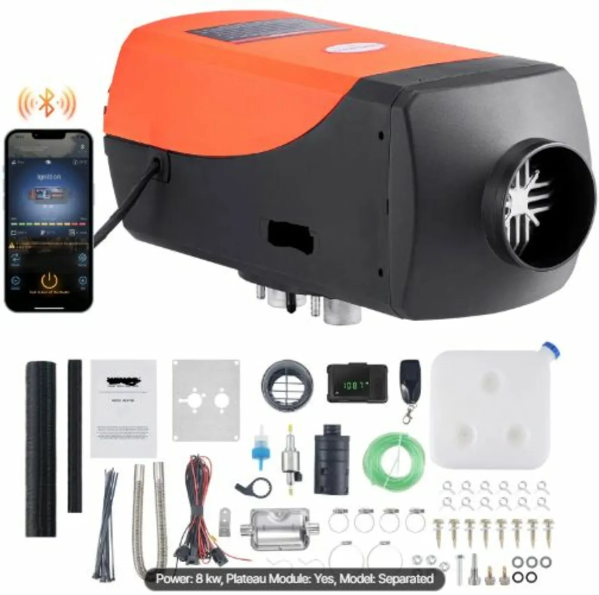 Diesel Heater Diesel Air Heater 12V 8KW Bluetooth - Image 1