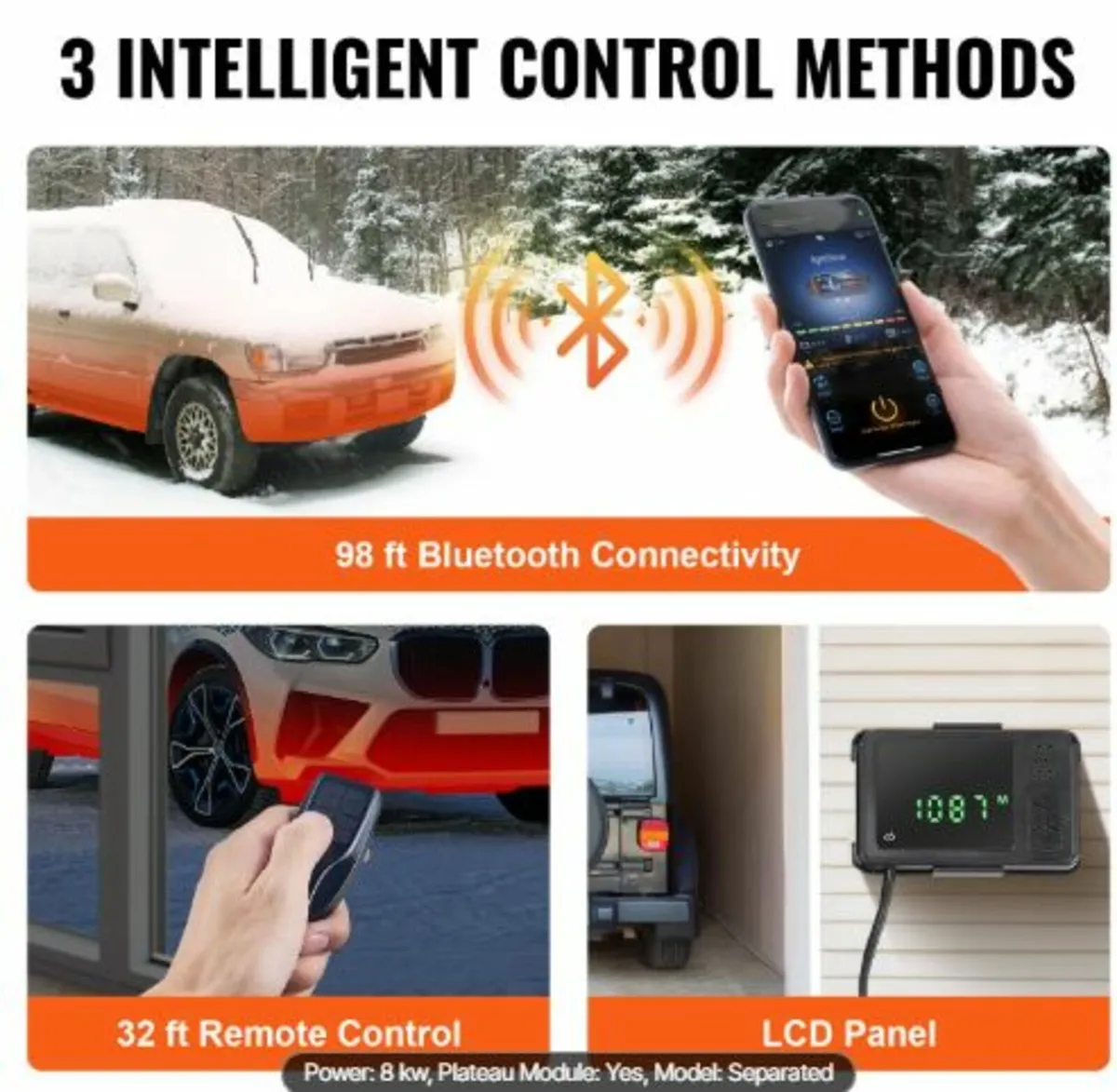 Diesel Heater Diesel Air Heater 12V 8KW Bluetooth - Image 2