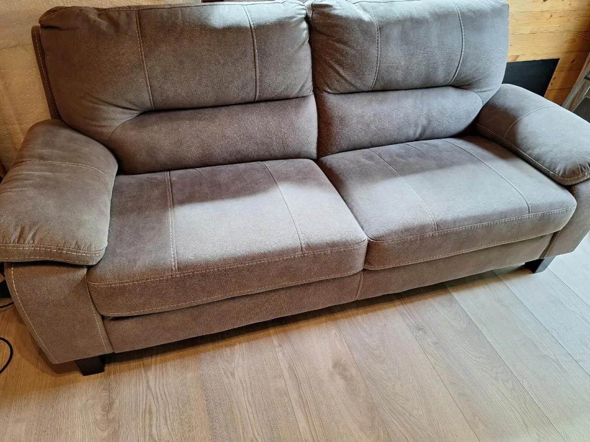 3 Seater Faux Sofa - Image 2