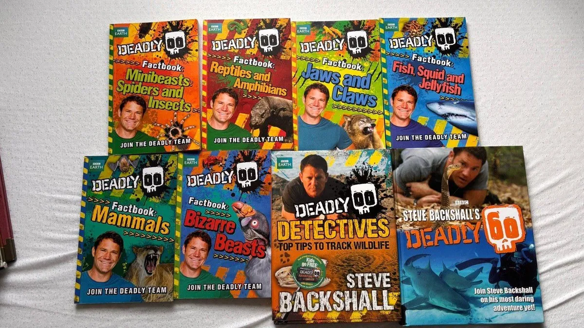 Deadly 60 collection of books