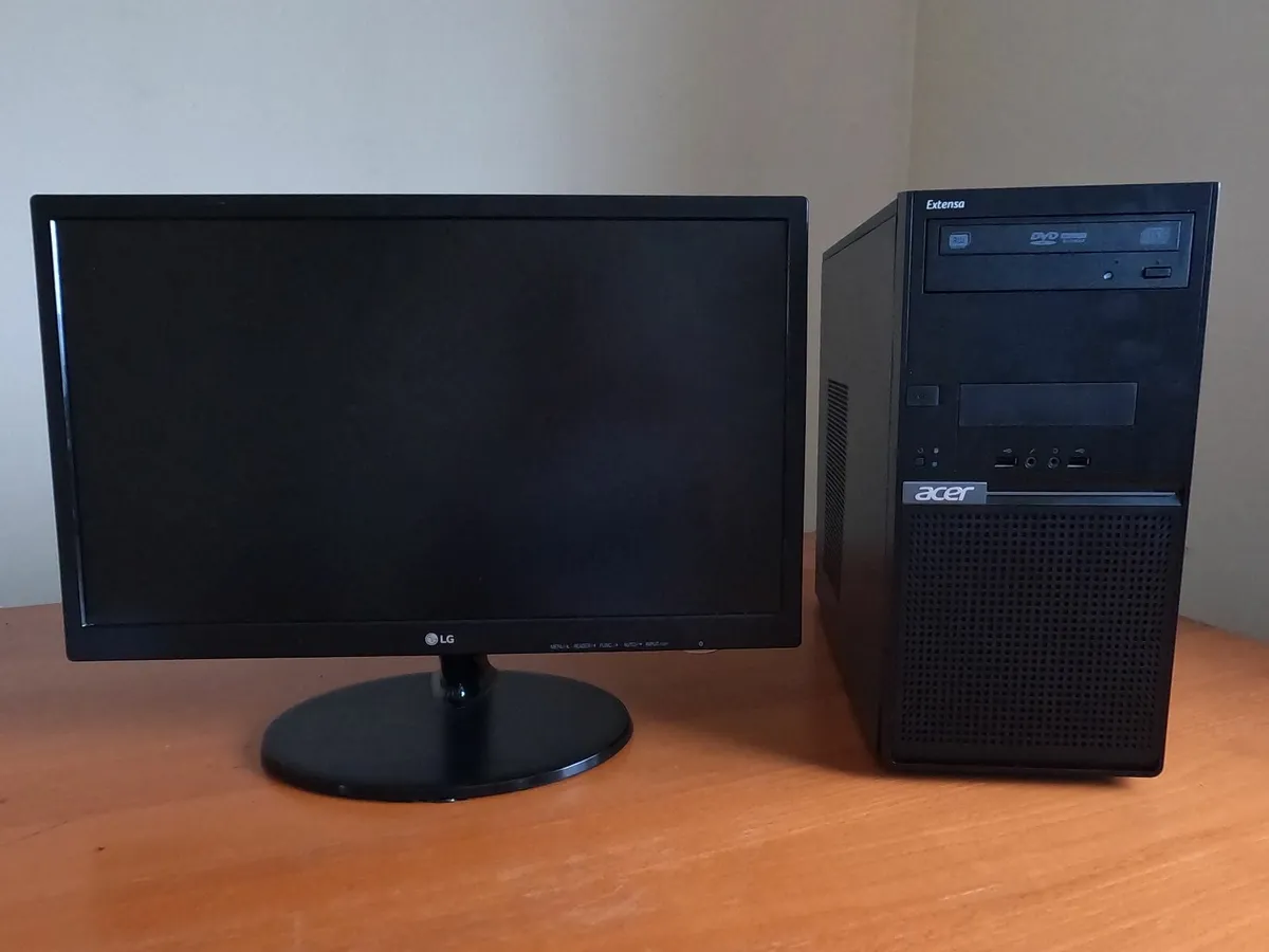 Acer i5 Desktop PC + FREE LG 22" Monitor | SSD🔥 - Image 1