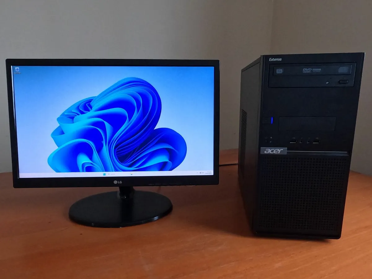 Acer i5 Desktop PC + FREE LG 22" Monitor | SSD🔥 - Image 2
