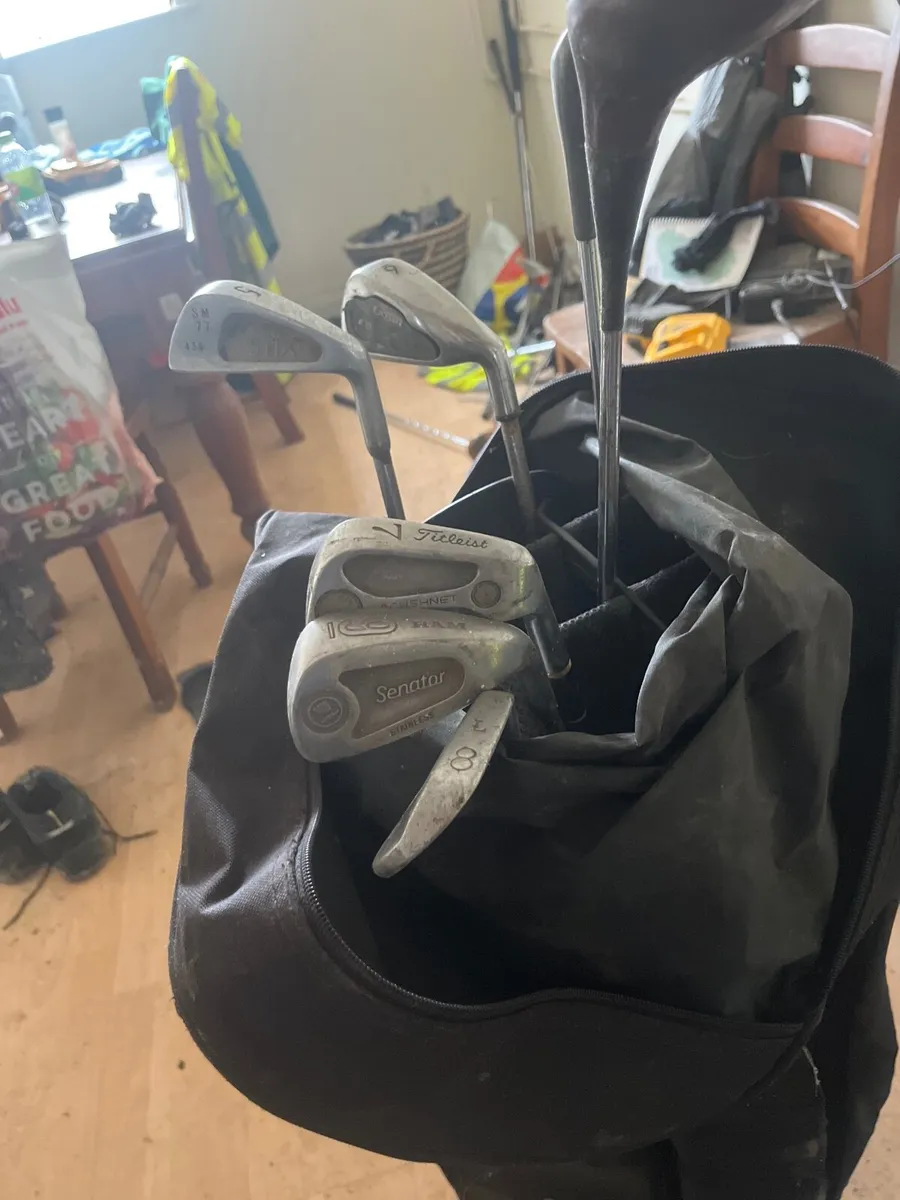 Golf clubs+ bag - Image 2