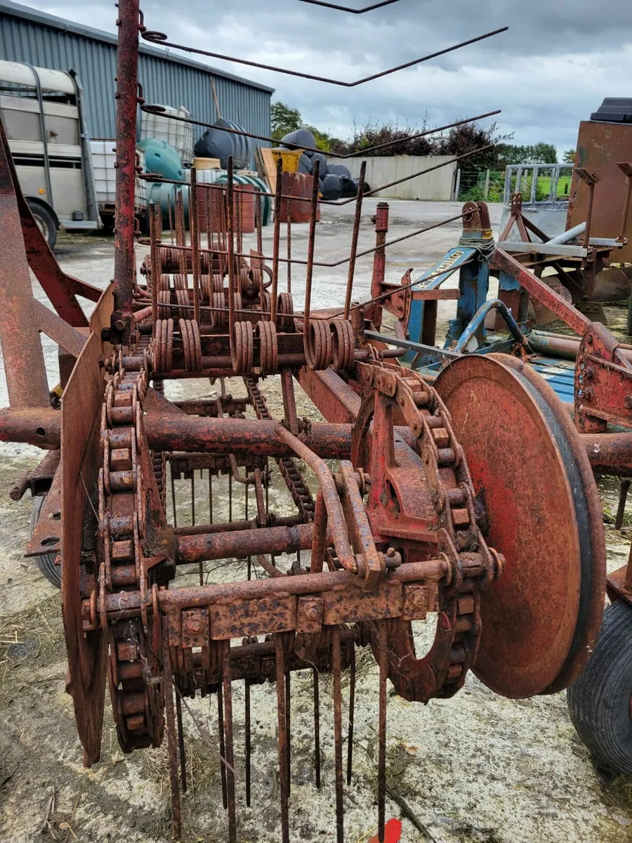 Antique farm machinery