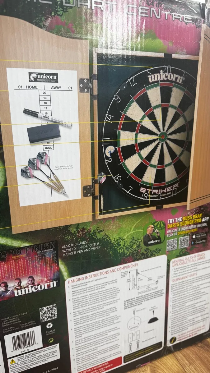 Dart Board - Striker Darts Centre Unicorn - Image 3