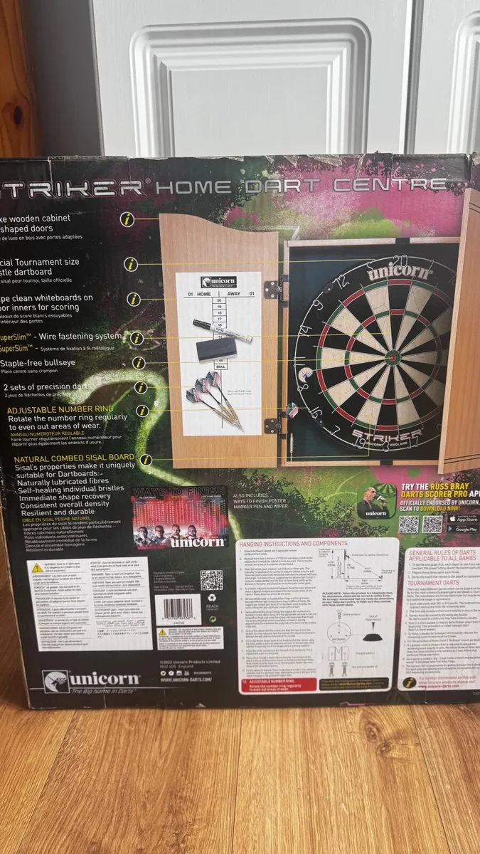 Dart Board - Striker Darts Centre Unicorn - Image 4
