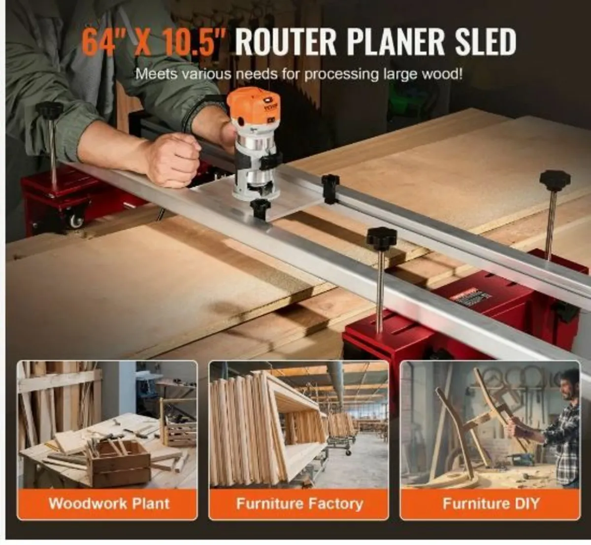 Router Sled, 64 inches/162.6 cm - Image 3