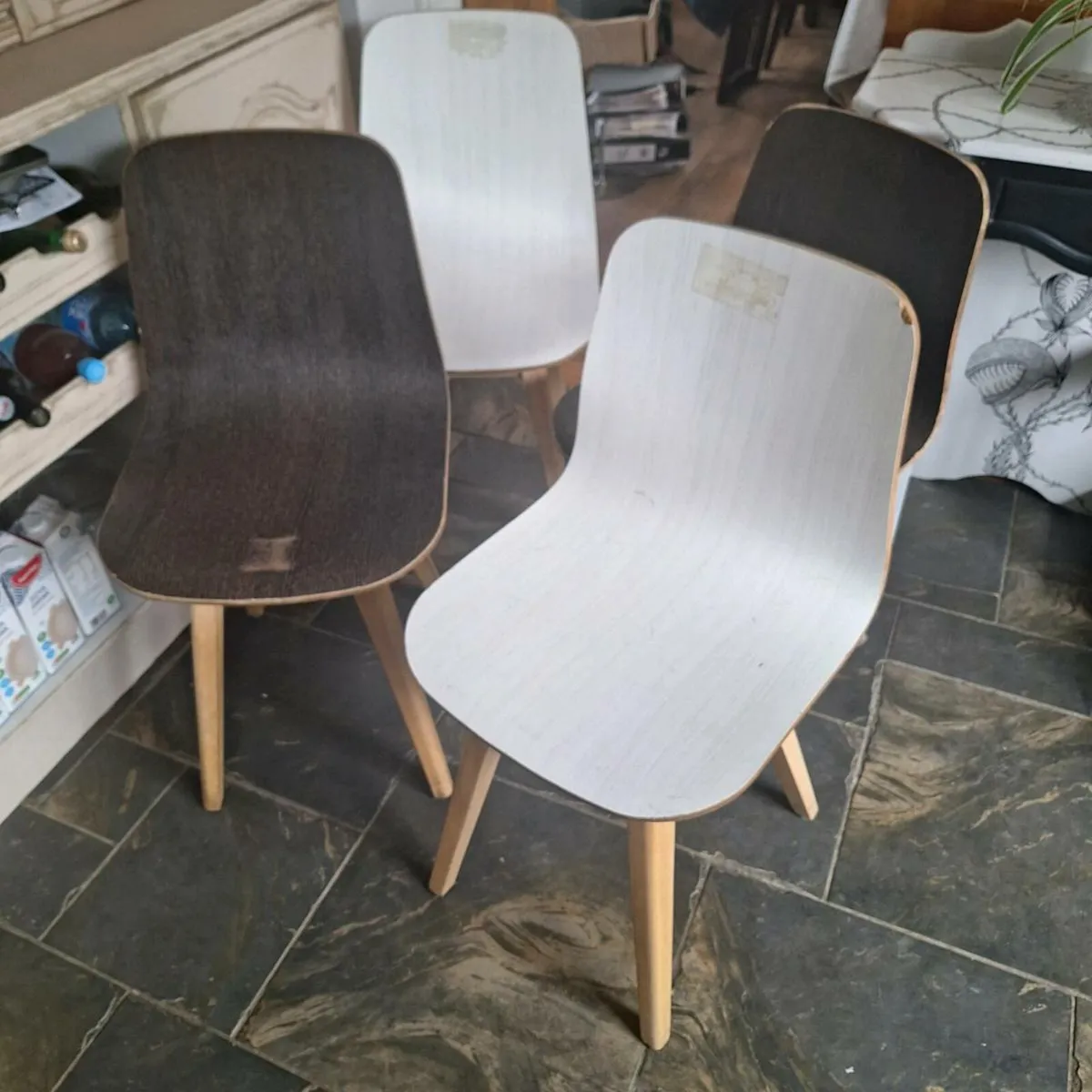 4 chairs