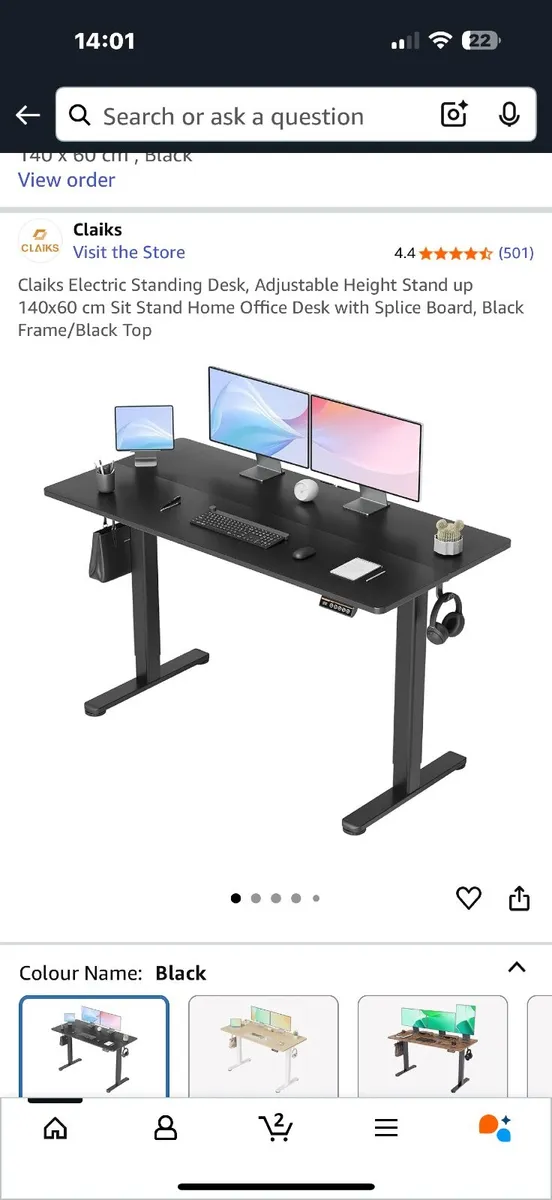 Walking pad / treadmill with adjustable table - Image 1
