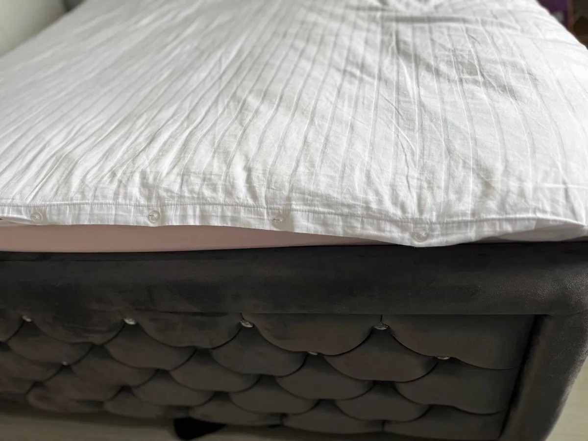 Double Bed frame with headboard - Image 2