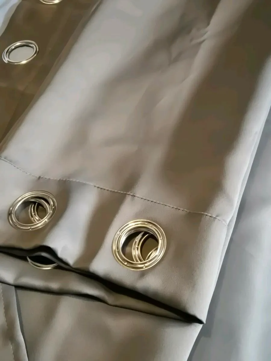 Grey Curtains (brand new) - Image 3