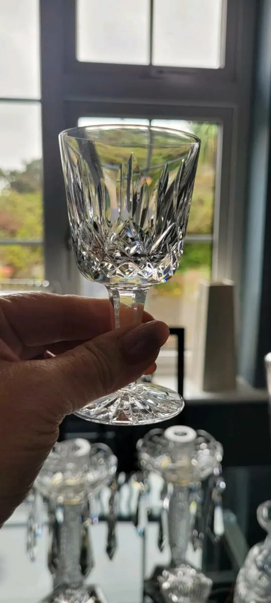 WATERFORD CRYSTAL SET OF 6 SHERRY GLASSES - Image 4