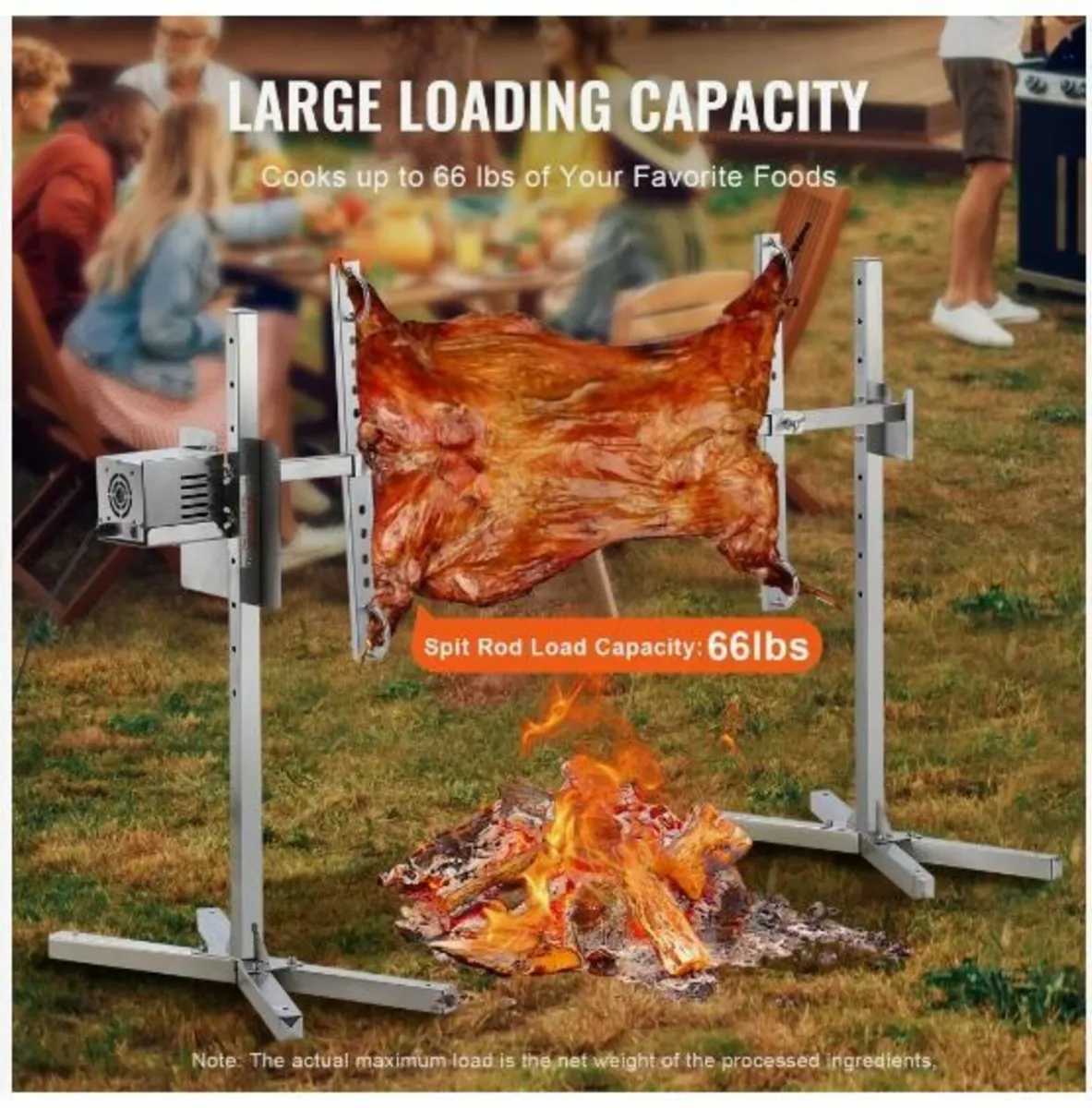 Electric BBQ Rotisserie Grill Kit - Image 2