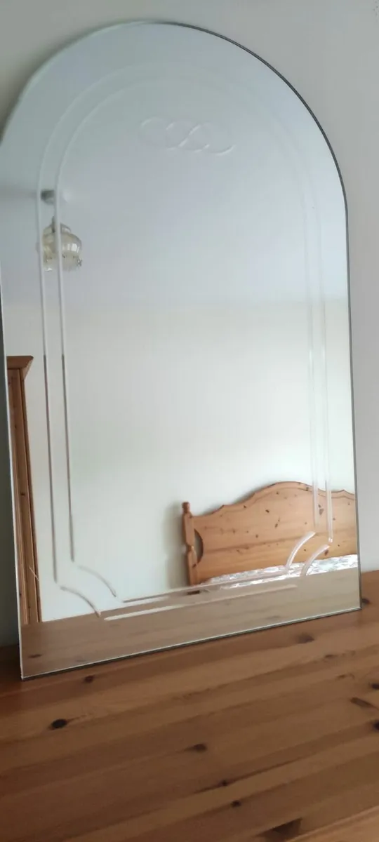 large bathroom mirror