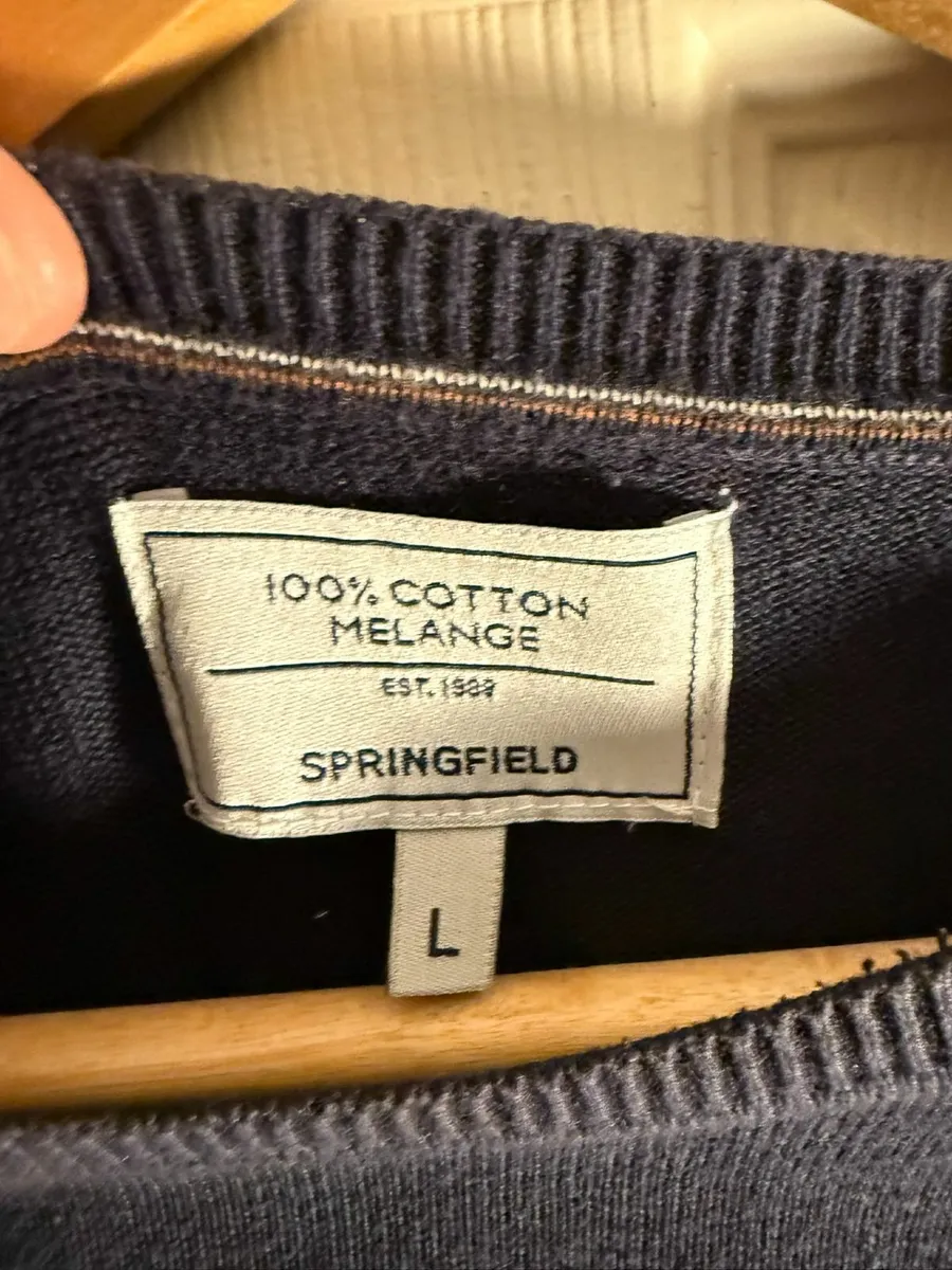 Navy and Brown Jumper - Image 2
