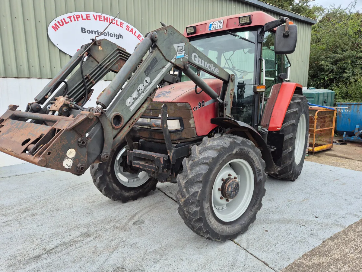 CASE CX 90 TRACTOR & LOADER - Image 4