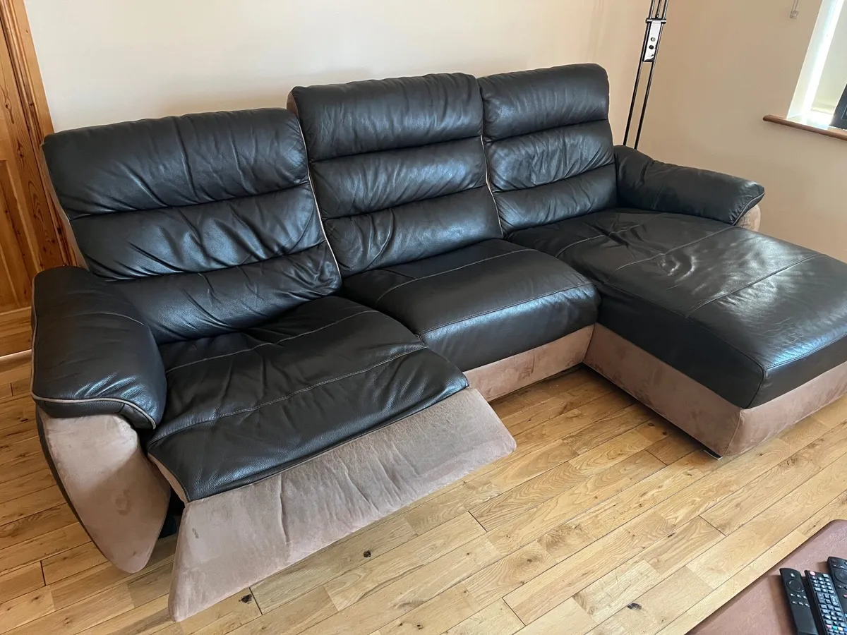 Leather Couch - Image 3