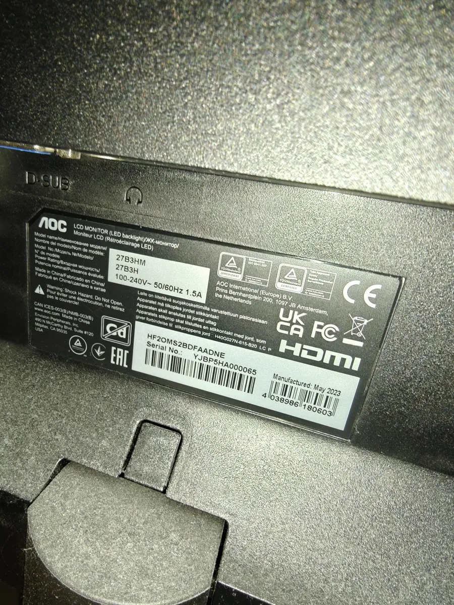 Monitor AOC 27 inches full HD - Image 2