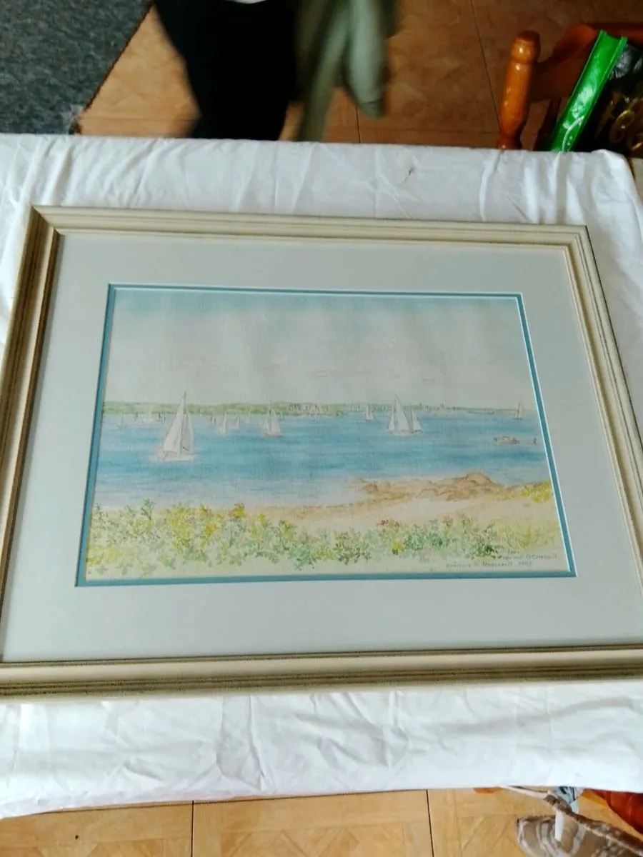 Original Seaside painting by Frances w Roosevelt - Image 1