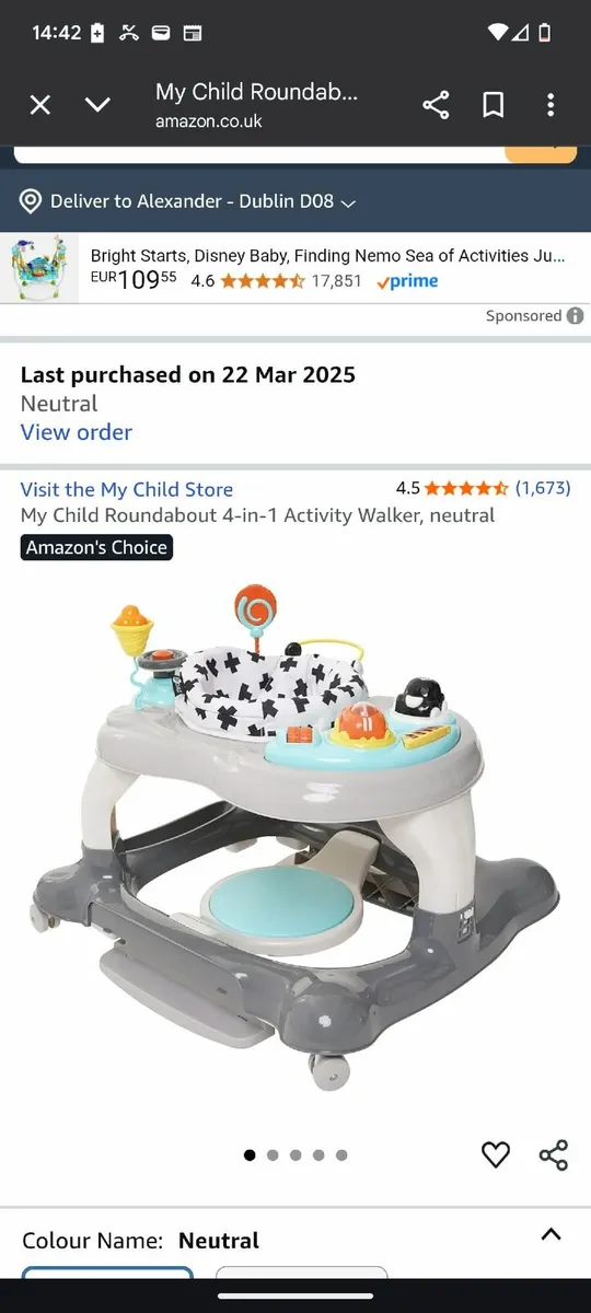 Roundabout activity walker (my child) - Image 3