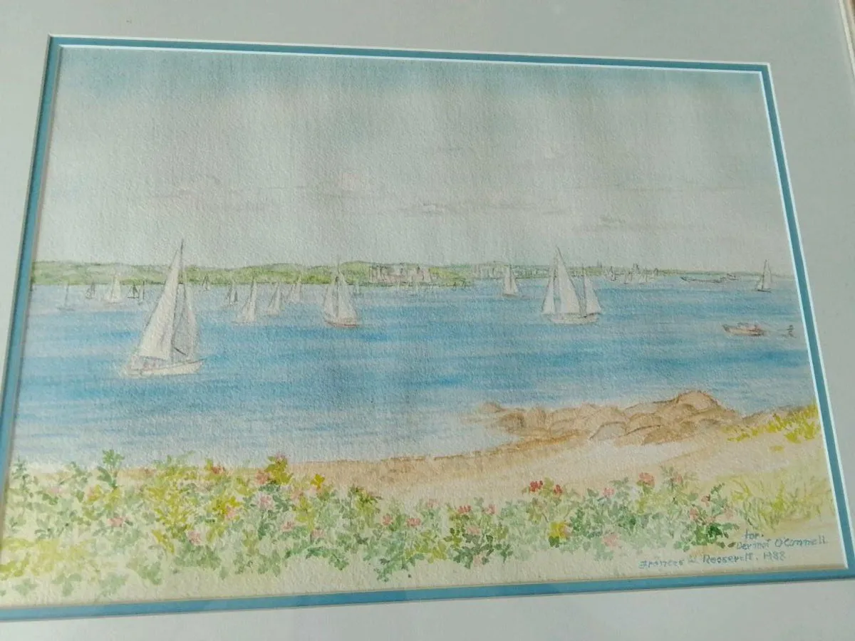 Original Seaside painting by Frances w Roosevelt - Image 2