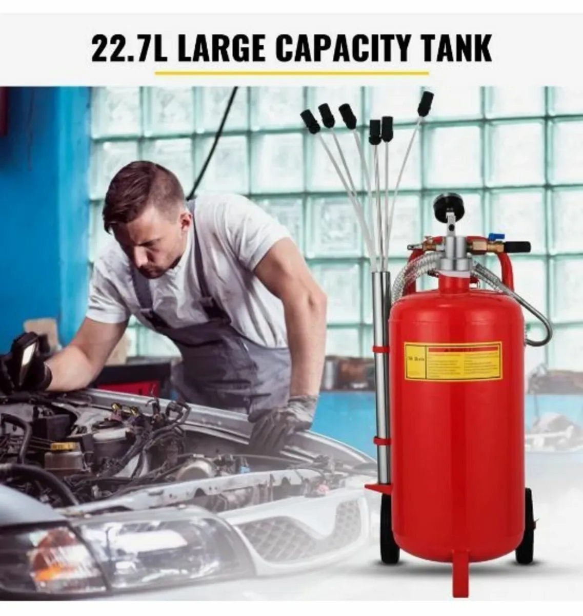 5 Gallon/22.7L Oil Extractor, Portable Air - Image 2