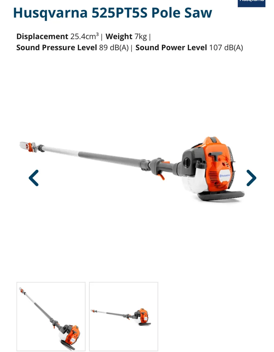 Husqvarna 237PT5S pol saw - Image 2