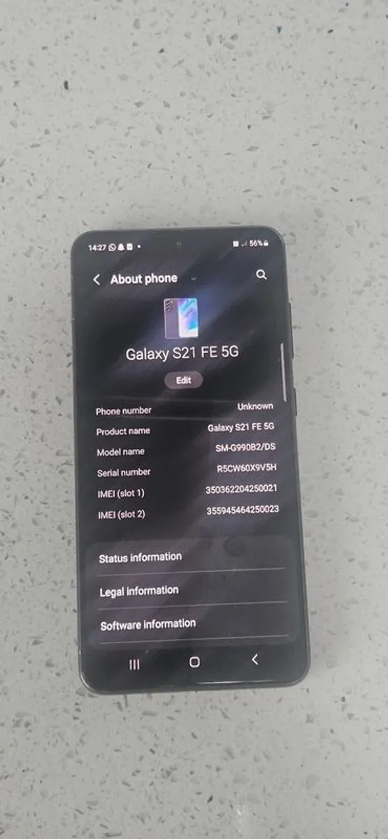 Samsung S21Fe 5G 126GB - Image 2