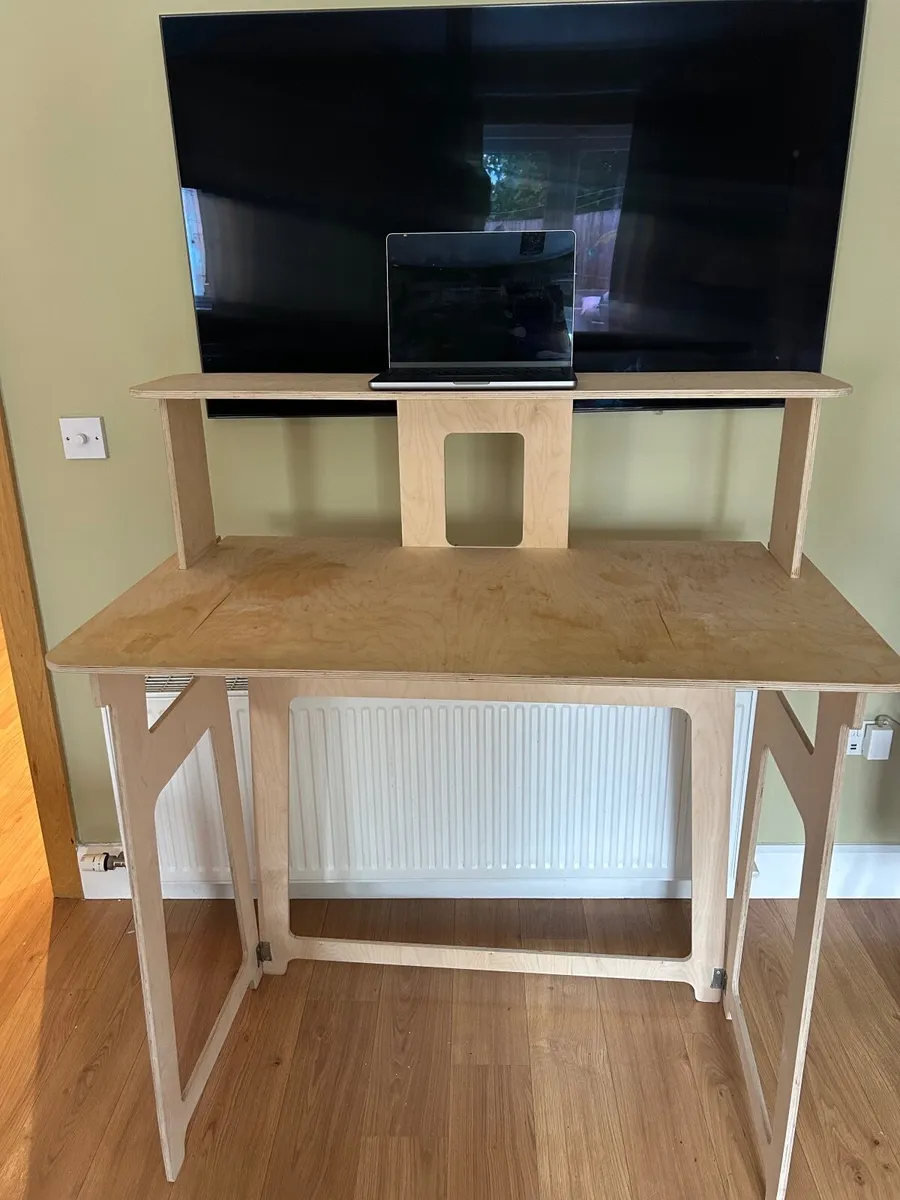 Work From Home Stand Up Folding Desk - Image 1