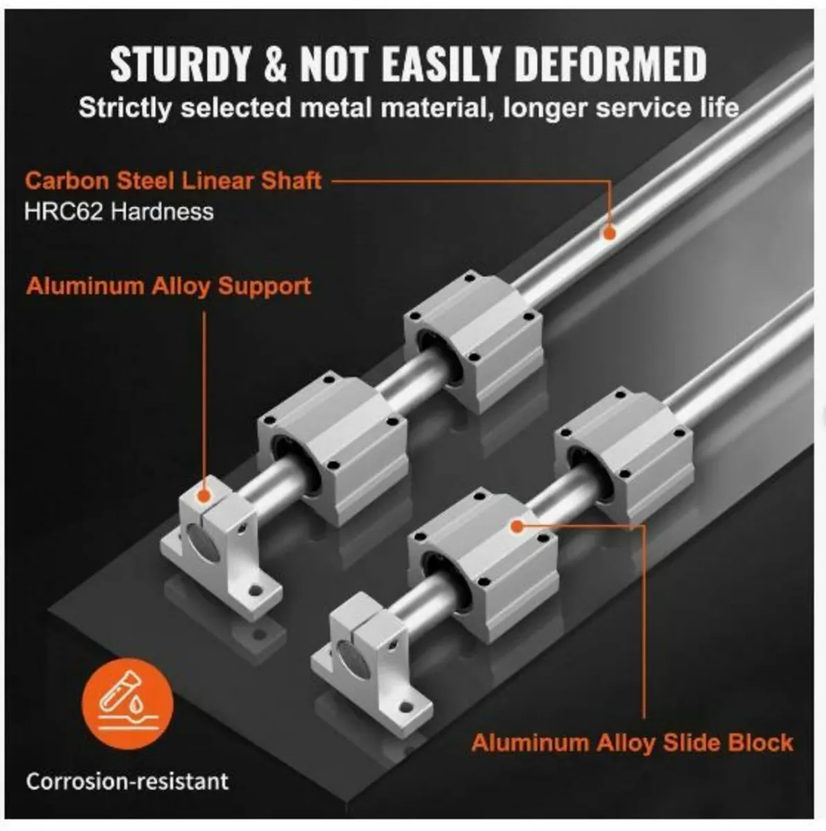 Linear Guide Rail Set, SFC20 1000mm - Image 3