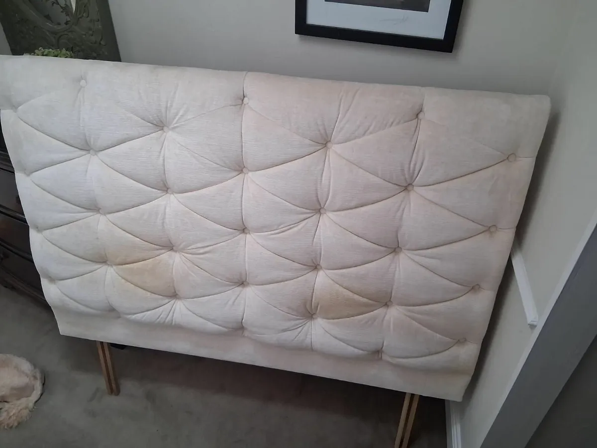 Kingsize Upholstered Headboard - Laura Ashley - Image 2