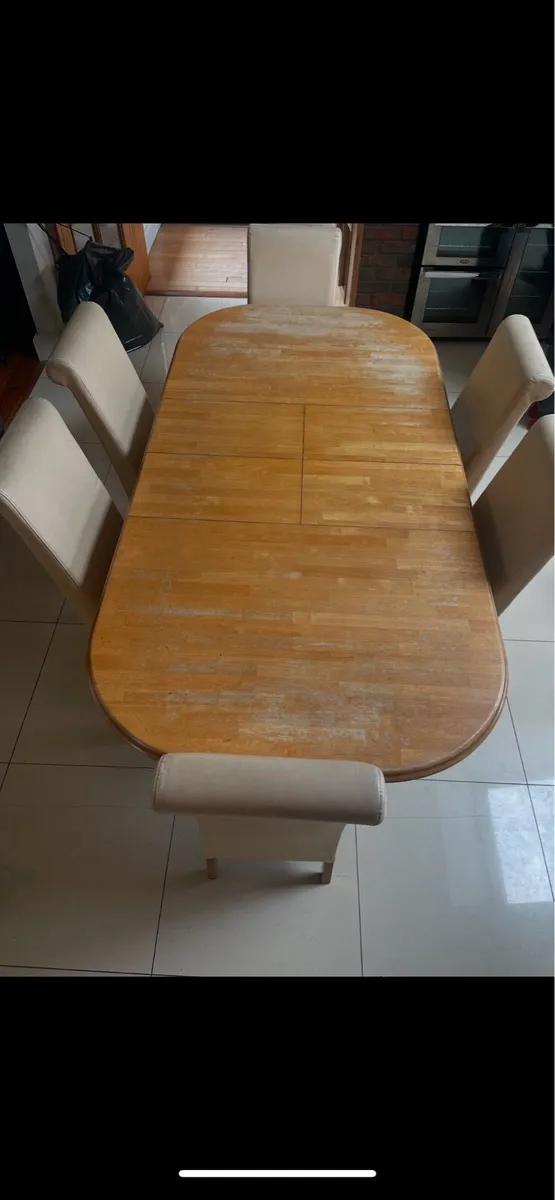 Tables and chairs