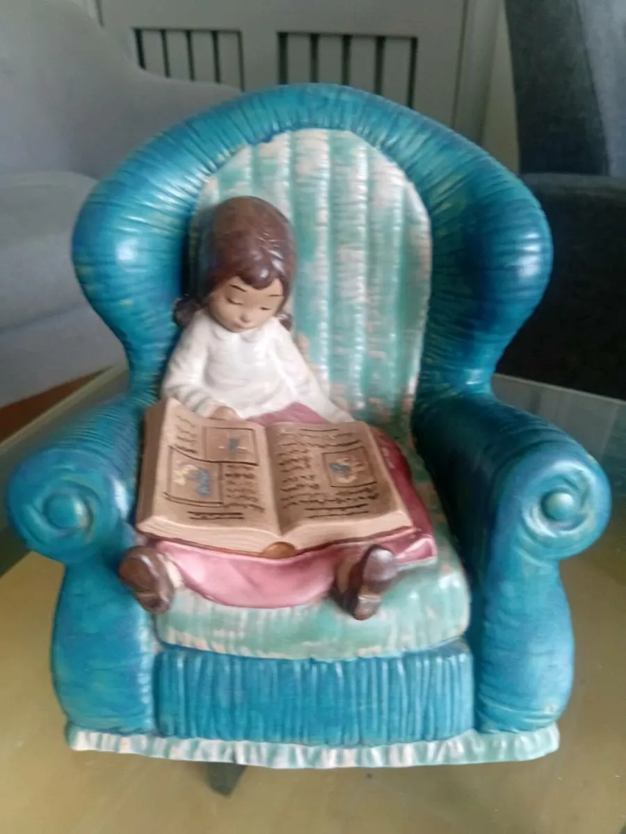 Collectable Girl On Chair - Image 1
