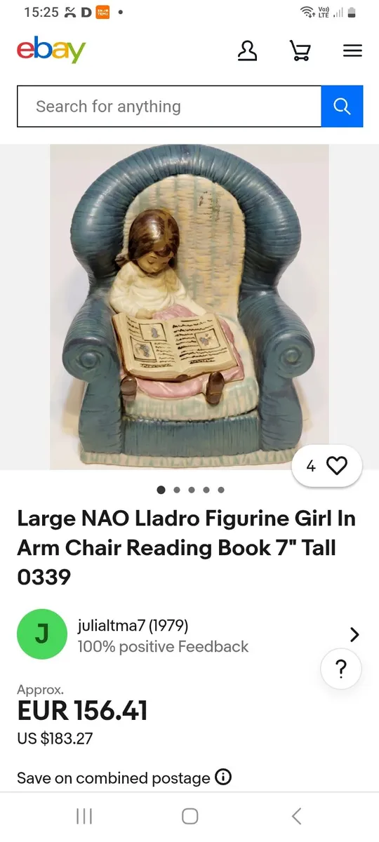 Collectable Girl On Chair - Image 4