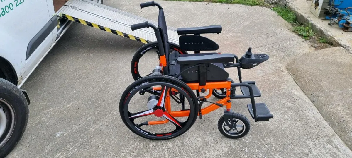 Electric lightweight Foldable Wheelchair - Image 1