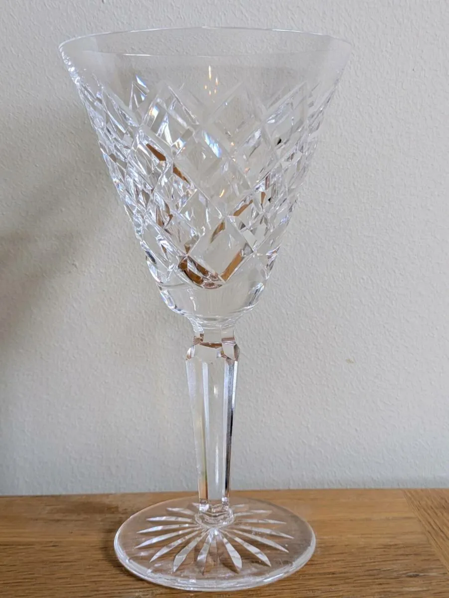 Vintage Galway Crystal – Full Set 12 Glasses + Dec - Image 4
